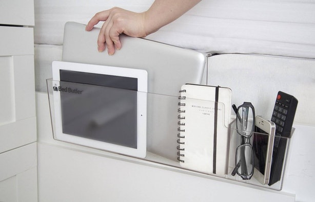 This Bedside Organizer To Keep Things Easily Accessible.