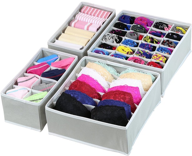 These Drawer Inserts Will Make Your Underwear Drawer Manageable  .