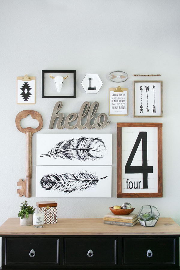 Eclectic Wall.