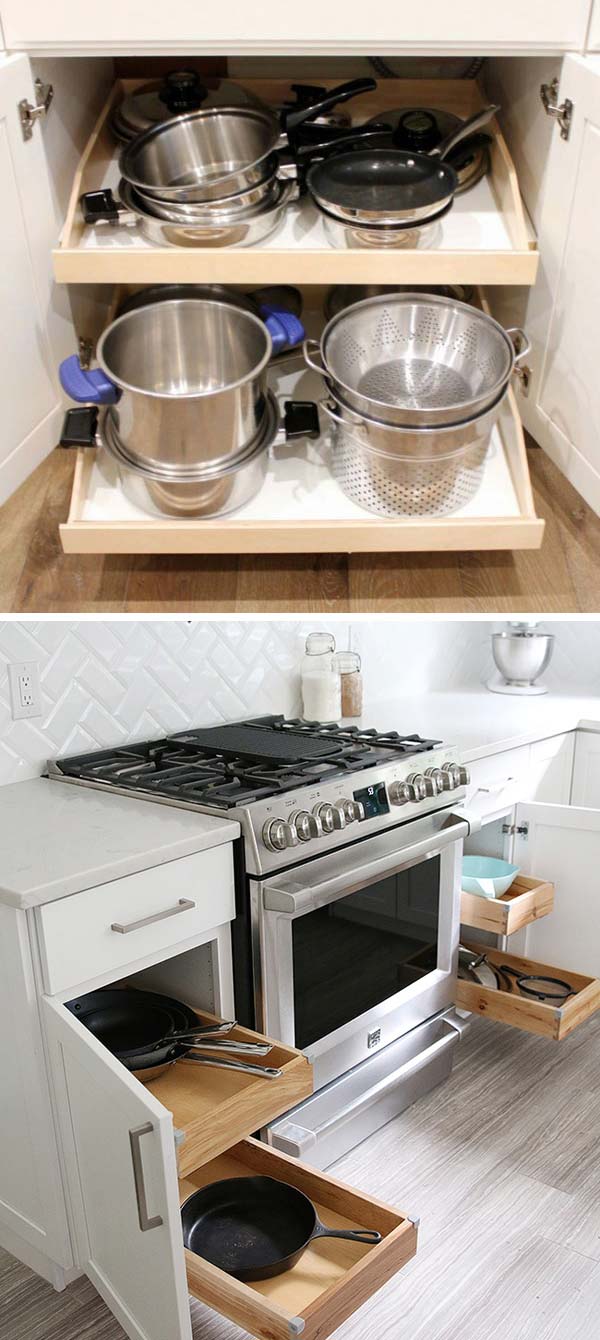 15 Easy DIY Ideas to Organize Your Kitchen Cabinets 2017