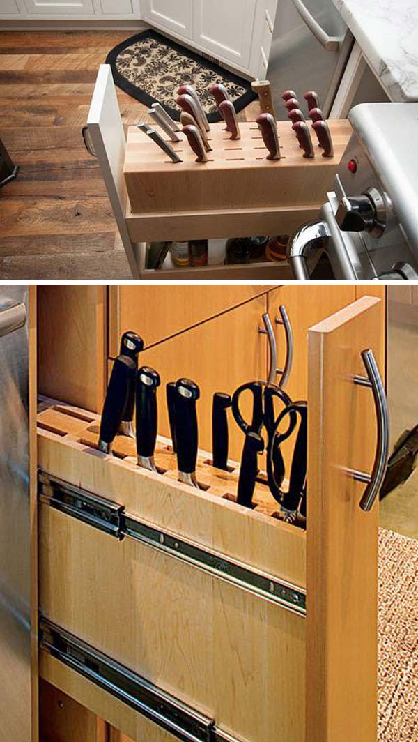 15 Easy DIY Ideas to Organize Your Kitchen Cabinets 2017