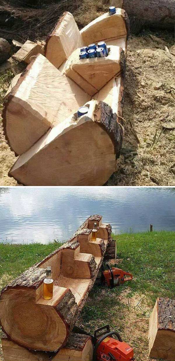 15+ DIY Tree Log Ideas for Your Garden 2022