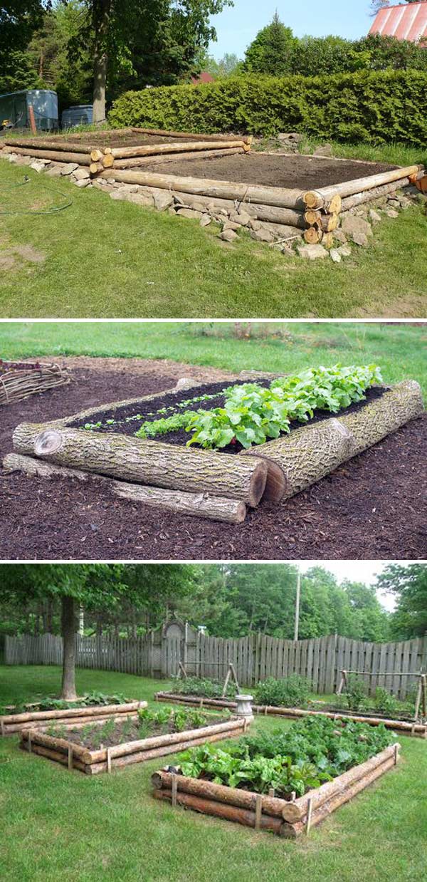 Diy Tree Log Ideas For Your Garden