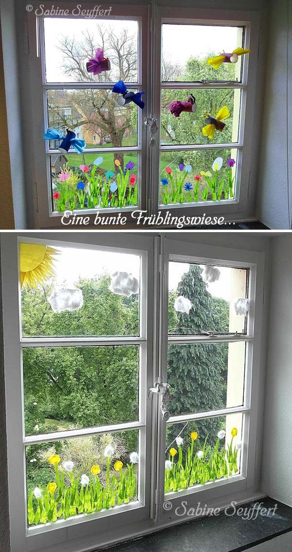 15+ Easy DIY Window Decorating Ideas 2017