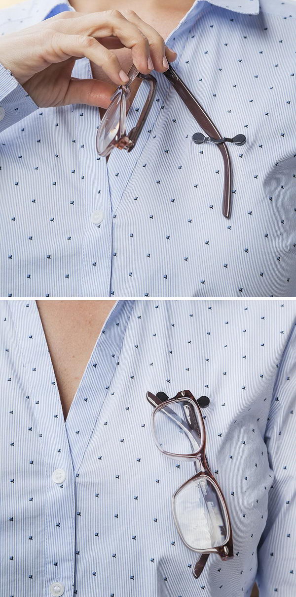 This Little Magnetic Hook That's A Lifesaver For Anyone Who Wears Glasses.