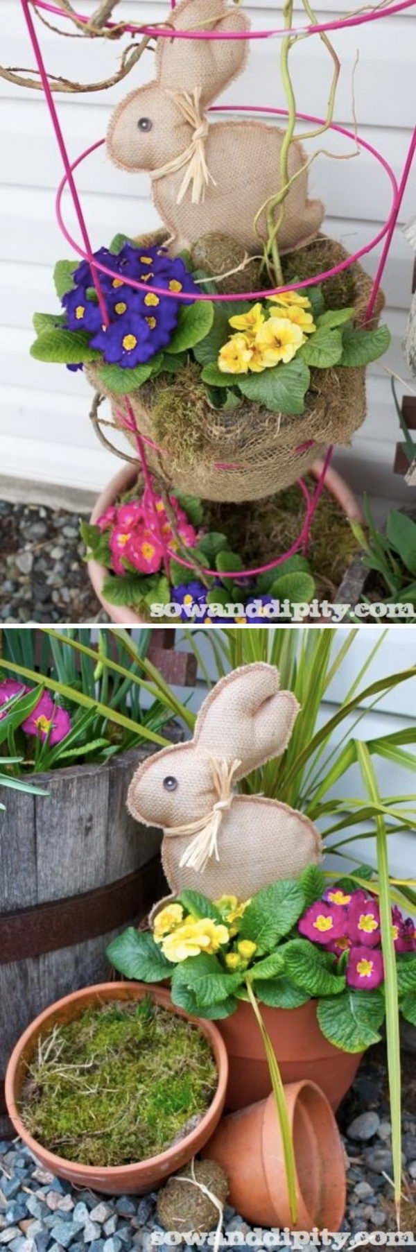 30 DIY Easter Outdoor Decorations 2017