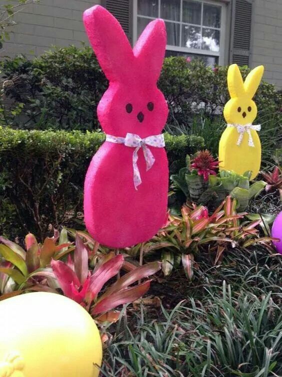 DIY Giant Peeps.