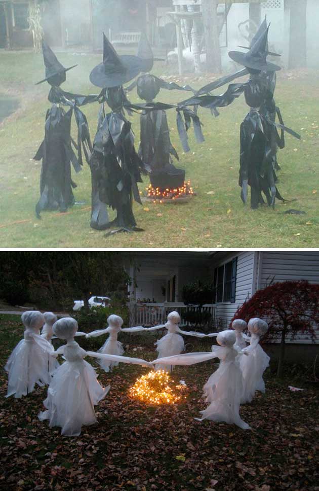 made with jugs witches milk Bags 20 Halloween From Creepy 2017 Decorations Trash Recycled