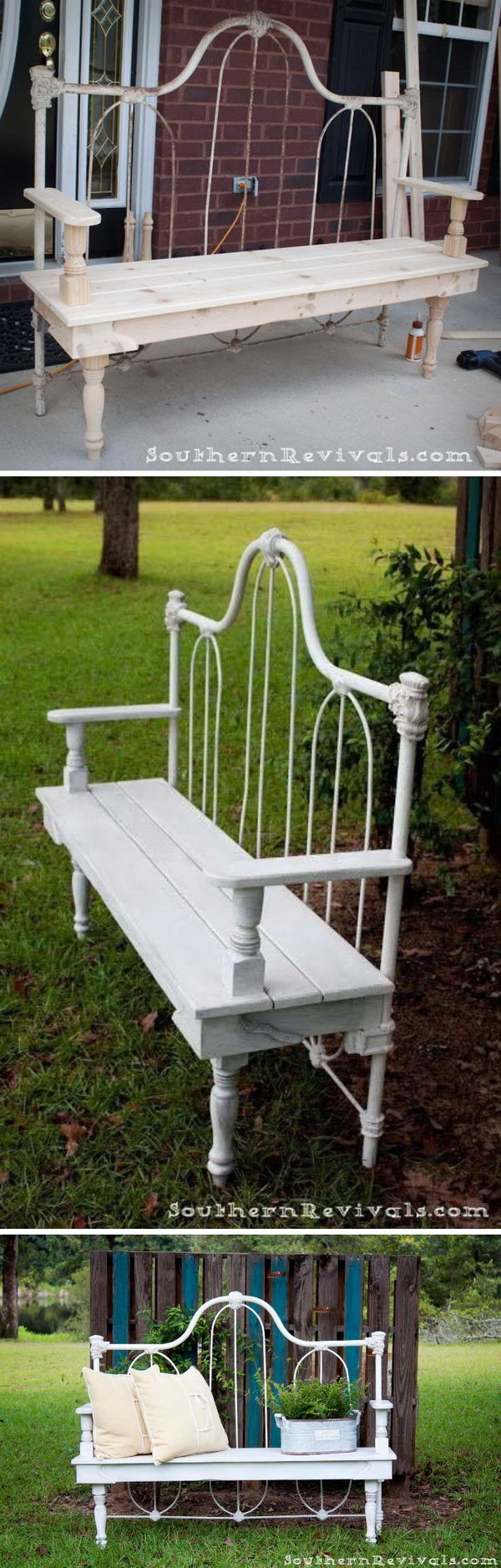 40 Creative Outdoor Bench Diy Ideas And Tutorials 2017