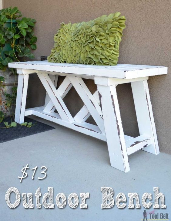 40 Creative Outdoor Bench Diy Ideas And Tutorials 2017