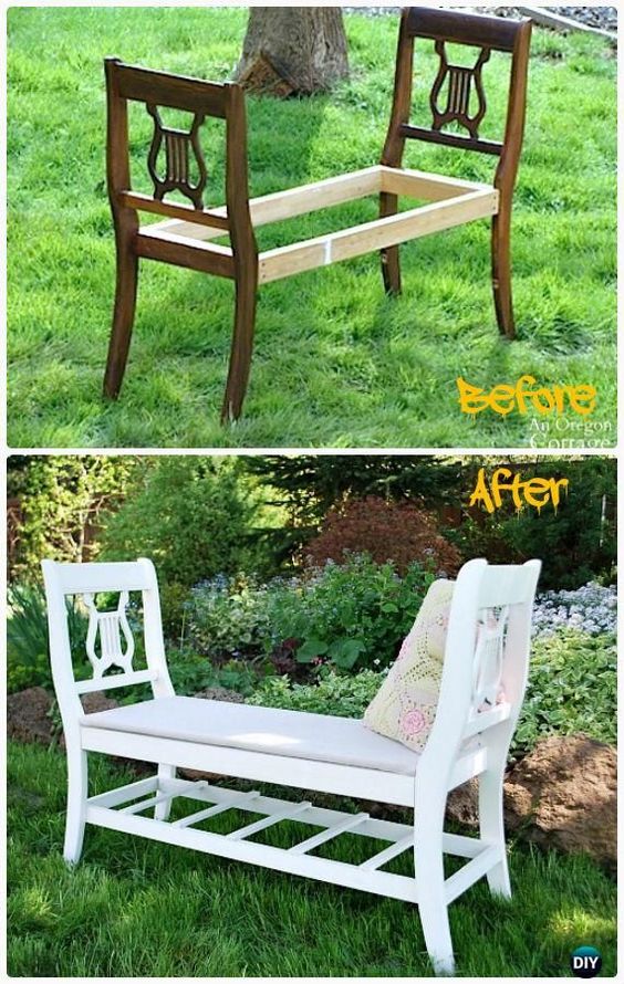 40 Creative Outdoor Bench DIY Ideas And Tutorials 2017