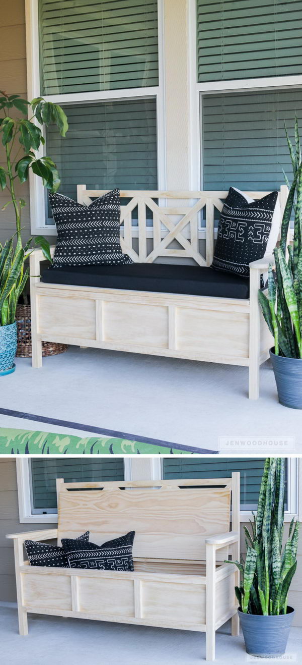 40 Creative Outdoor Bench Diy Ideas And Tutorials 2017