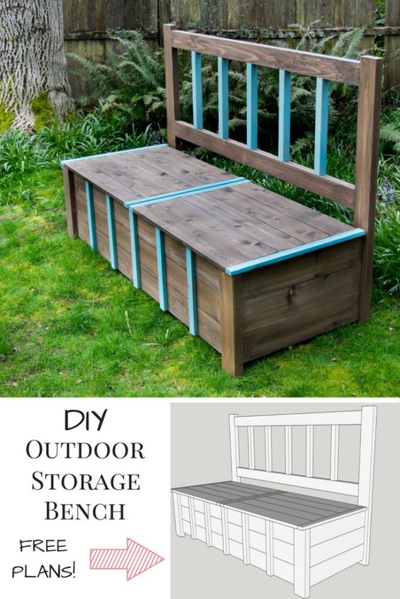 40 Creative Outdoor Bench DIY Ideas and Tutorials 2017