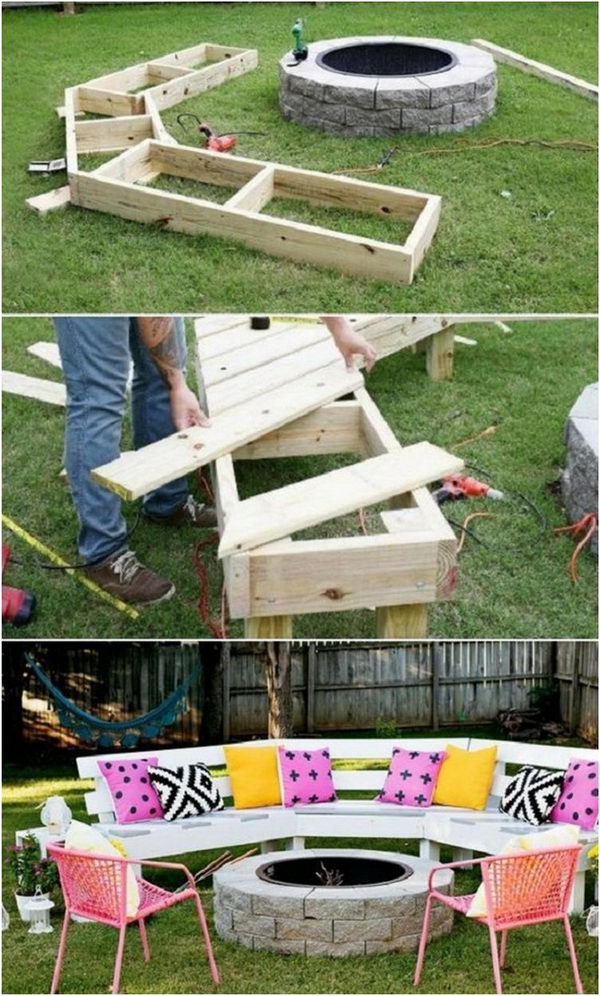 40 Creative Outdoor Bench Diy Ideas And Tutorials 2017