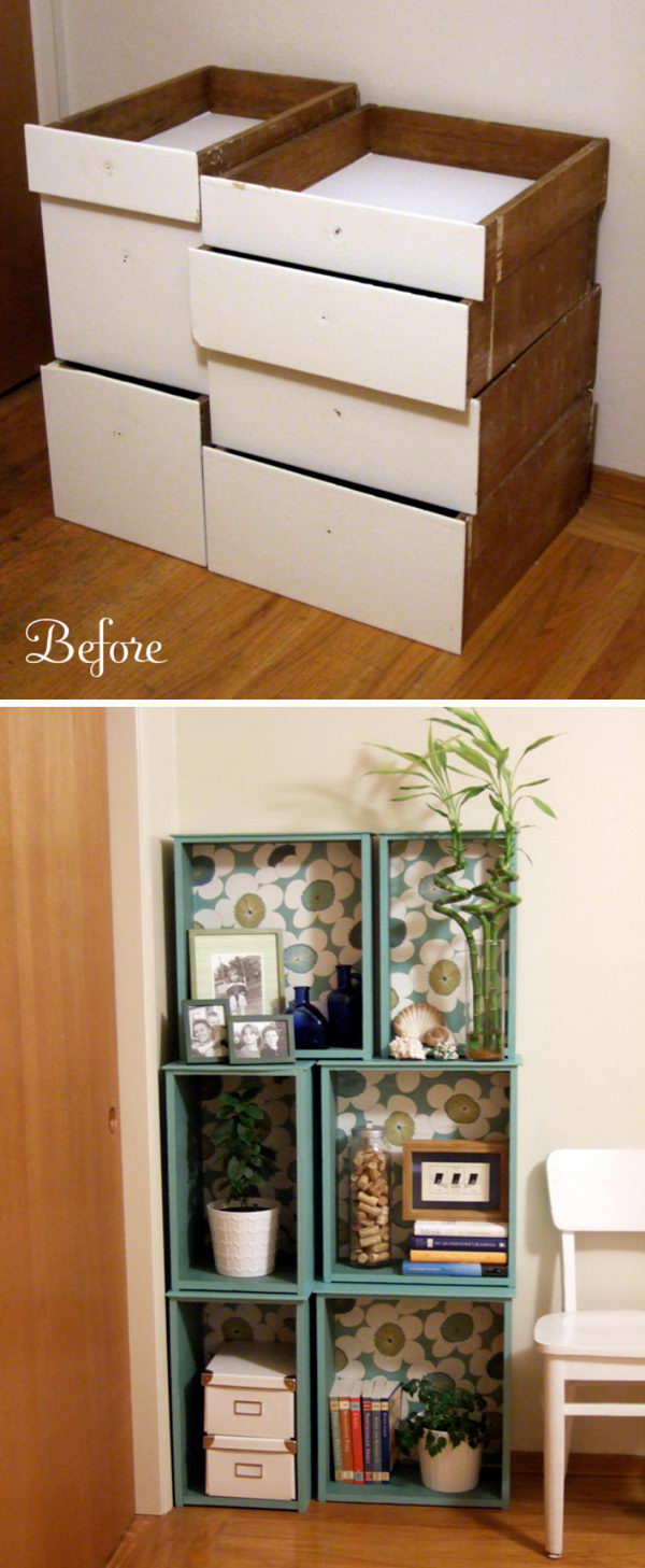 15 Diy Furniture Ideas Using Old Drawers 2017