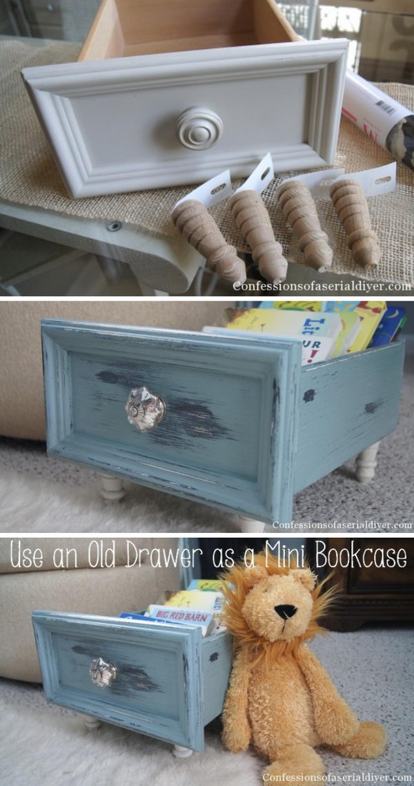 15 Diy Furniture Ideas Using Old Drawers 2017