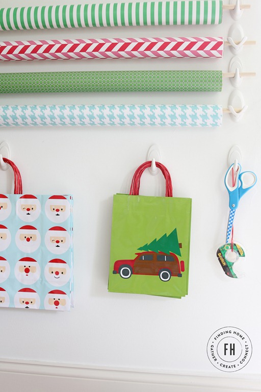 Easy Gift Wrapping Station.