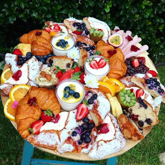 Breakfast Platters Available For your Wedding Morning Brunch. 