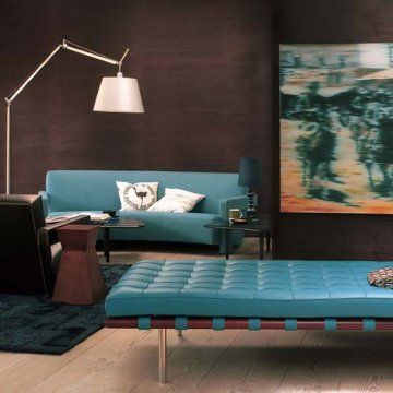 Teal and Brown.