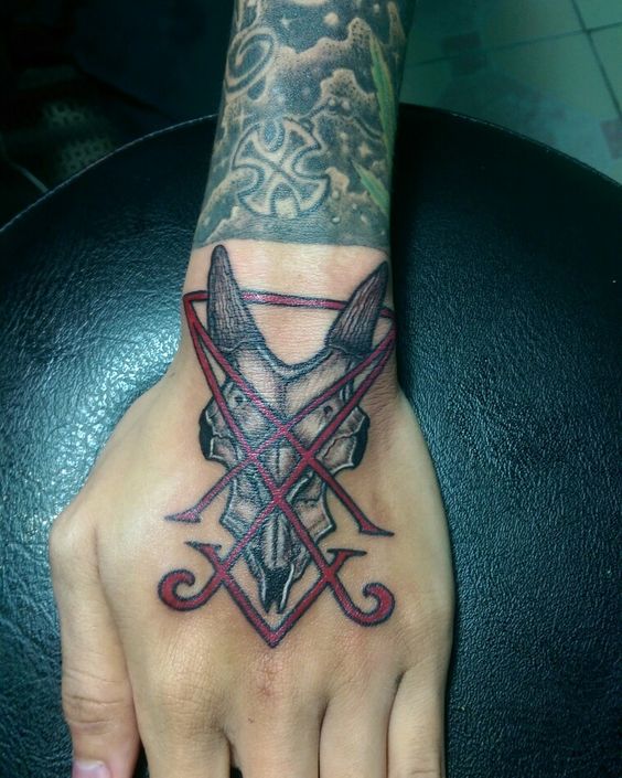 Lucifer Sigil Tattoo.