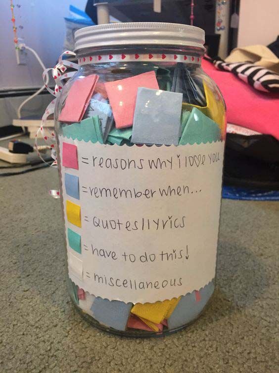 DIY Valentine's Day Gifts In a Jar.